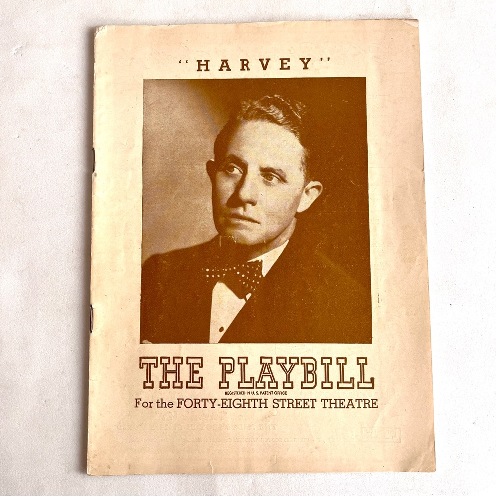 1946 Vintage 'Harvey' Playbill Collectible.